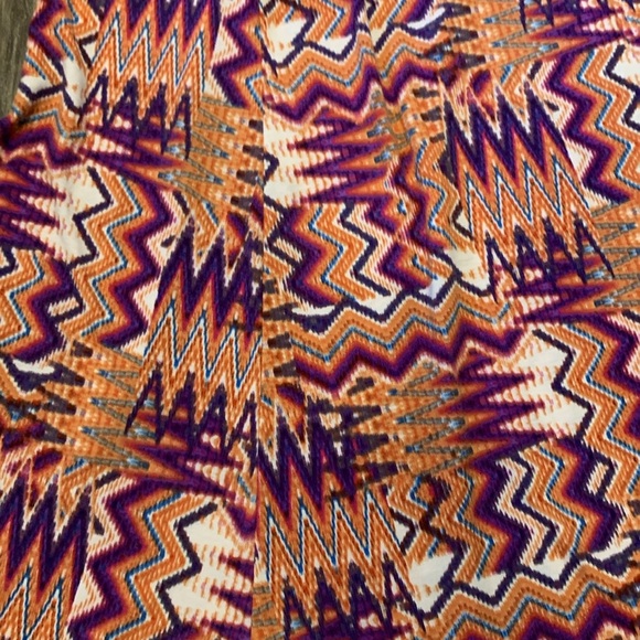 Lilly Star Geometric Maxi Skirt Pull On Large - Picture 3 of 7